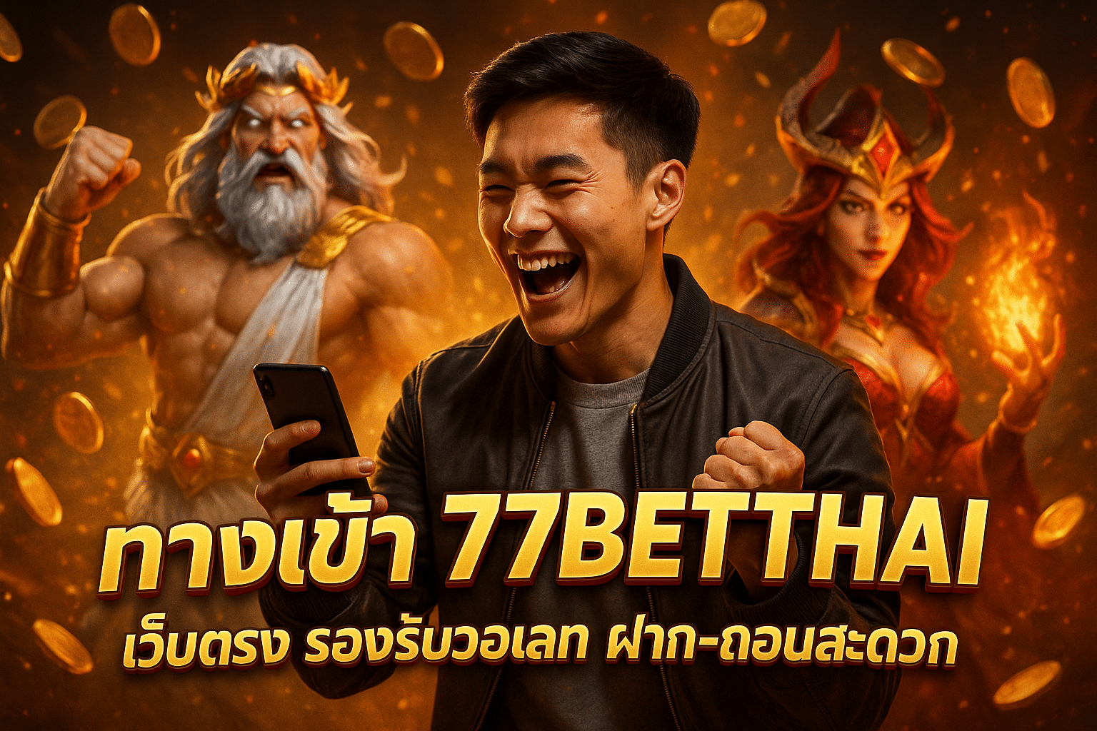 ทางเข้า 77BETTHAI เว็บตรง รองรับวอเลท ฝาก-ถอนสะดวก