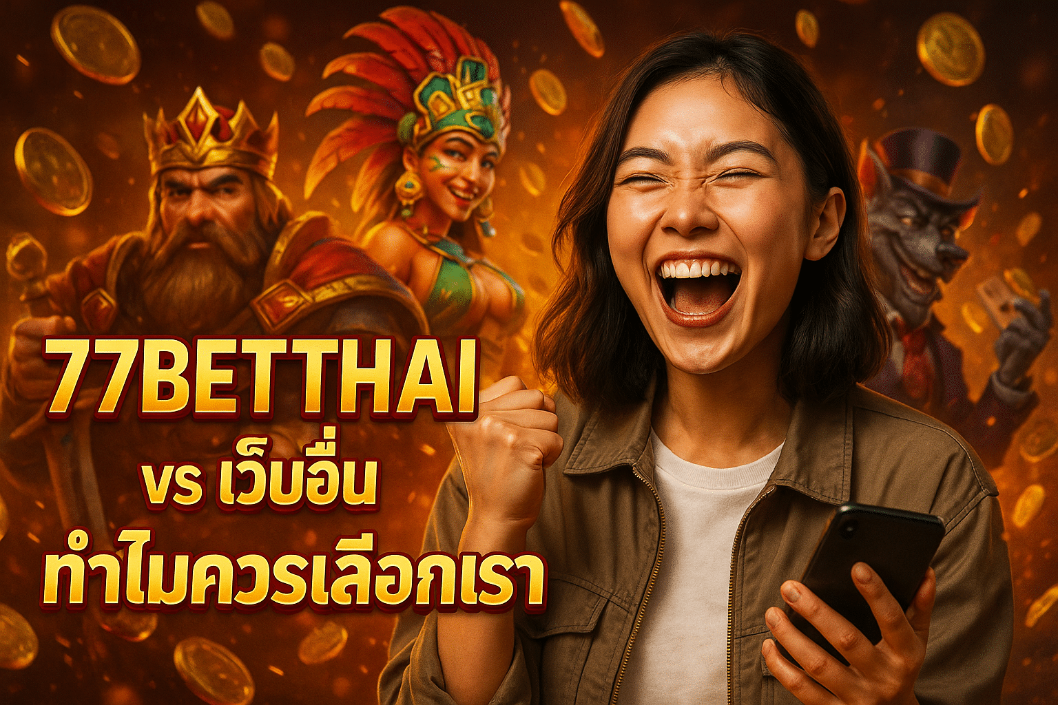 77BETTHAI vs เว็บอื่น ทำไมควรเลือกเรา
