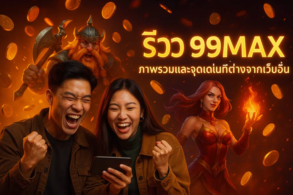 รีวิว 99MAX ภาพรวมและจุดเด่นที่ต่างจากเว็บอื่น