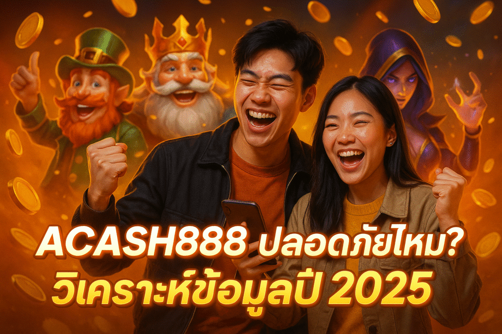 ACASH888 ปลอดภัยไหม? วิเคราะห์ข้อมูลปี 2025