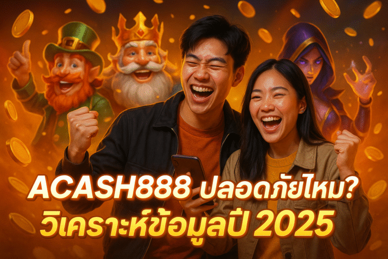 ACASH888 ปลอดภัยไหม? วิเคราะห์ข้อมูลปี 2025